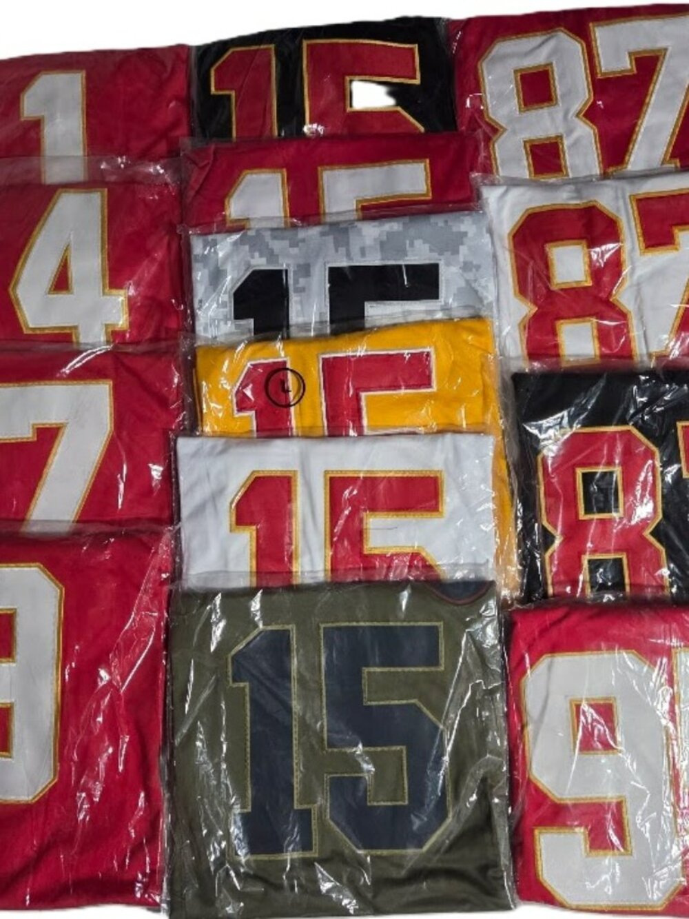 KANSAS CITY CHIEFS STITCHED JERSEYS - Unisex